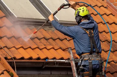 Démoussage et hydrofuge de toiture à Morigny
